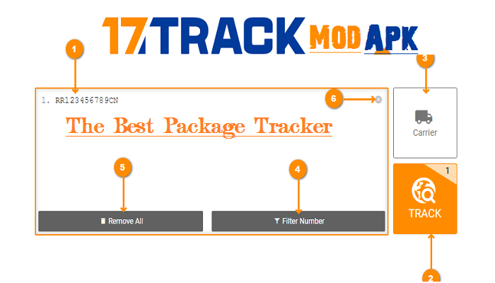 17TRACK Package Tracker Mod APK