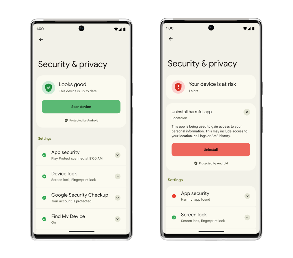 Android Security & Privacy Settings